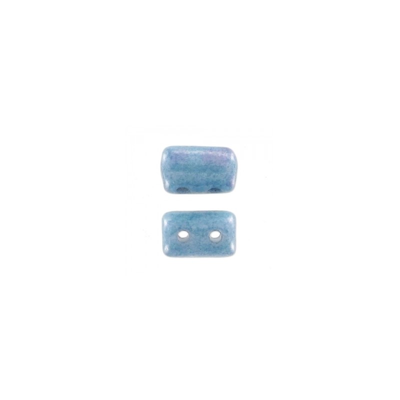 MATUBO Rulla™ 5x3mm Chalkwhite Blue Ceramic Look x 10g