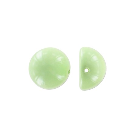 DOME Beads 14x8mm Light Spring x 5ks