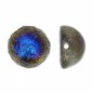 DOME Beads 12x7mm Etched Azuro Full x 5ks