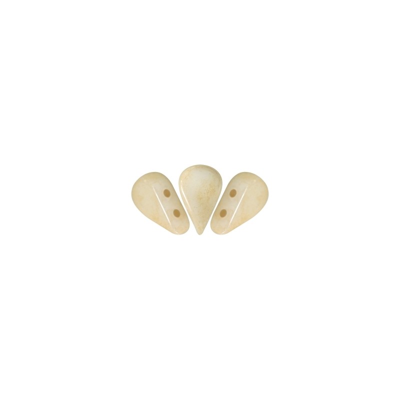 Amos® by Puca® 8x5mm Opaque Beige Ceramic Look x 10g