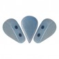 Amos® by Puca® 8x5mm Opaque Blue Ceramic Look x 10g