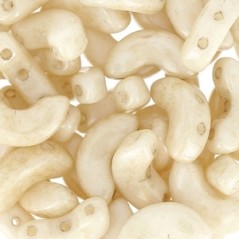 Arcos® by Puca® 10x5mm Opaque Beige Ceramic Look x 10g