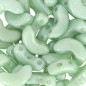 Arcos® by Puca® 10x5mm Opaque Light Green Ceramic Look x 10g