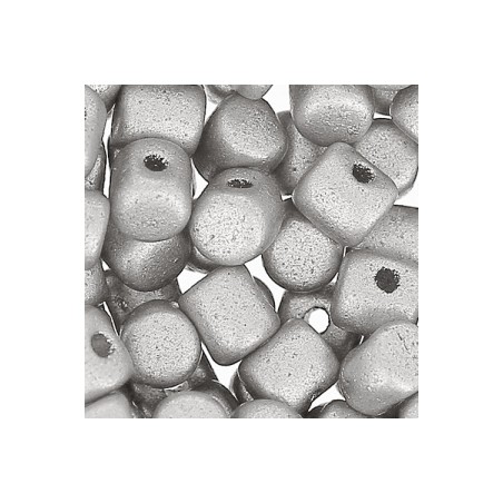Minos® by Puca® 3x2.5mm Silver Mat x 5g