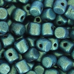 Minos® by Puca® 3x2.5mm Green Turquoise Metallic Mat x 5g