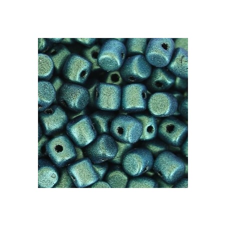 Minos® by Puca® 3x2.5mm Green Turquoise Metallic Mat x 5g