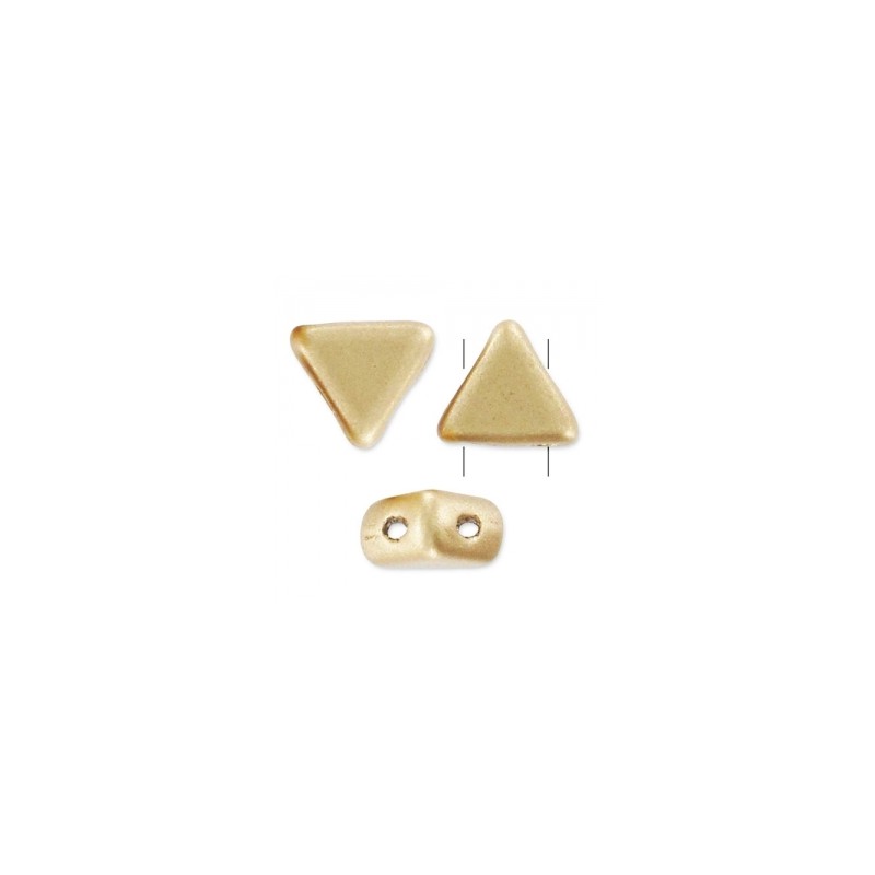 Khéops® by Puca® 6mm Gold Mat x 10g Khéops® by Puca® 6mm Gold Mat x 10g