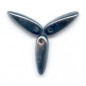 Dagger Beads 3x11mm Jet Hematite x 50ks