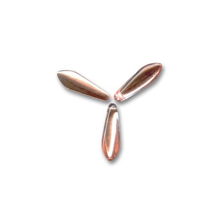 Dagger Beads 5x16mm Crystal Capri Gold x 50ks