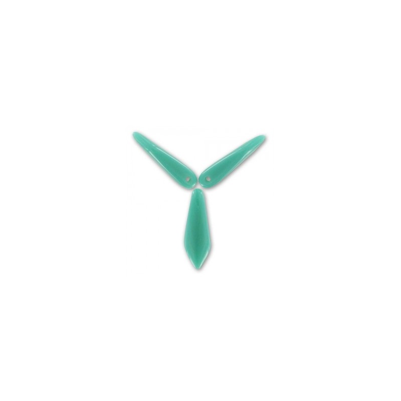 Dagger Beads 5x16mm Green Turquoise x 50ks Dagger Beads 5x16mm Green Turquoise x 50ks