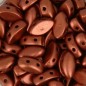 IrisDuo Beads 4x7mm Red Copper Mat x 25ks