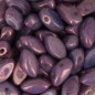 IrisDuo Beads 4x7mm Opaque Luster Amethyst x 25ks