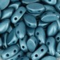 IrisDuo Beads 4x7mm Turquoise Metallic Mat x 25ks