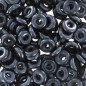 O-Bead 4mm Jet Hematite x 5g