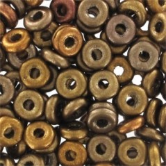 O-Bead 4mm Bronze Mix x 5g