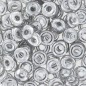 O-Bead 4mm Crystal Argent x 5g