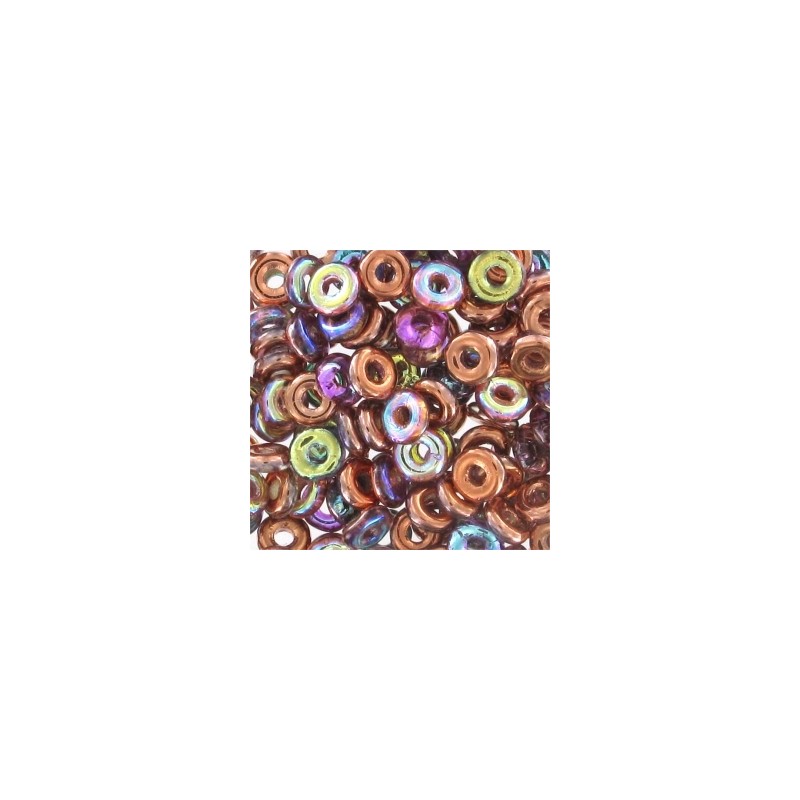 O-Bead 4mm Crystal Copper Rainbow x 5g