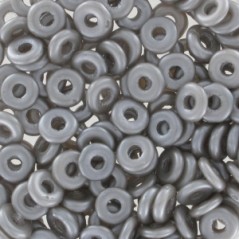 O-Bead 4mm Pastel Light Grey x 5g
