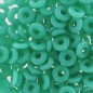 O-Bead 4mm Green Turquoise x 5g