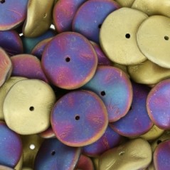 Ripple 12mm Crystal California Violet Mat x 50ks