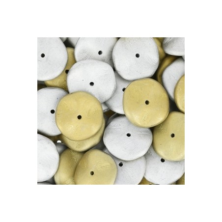Ripple 12mm Crystal California Silver Mat x 50ks