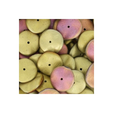 Ripple 12mm Crystal California Pink Mat x 50ks