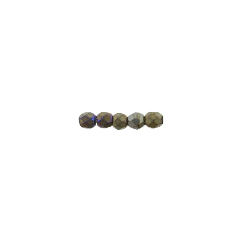 Ohňovky 3mm Matte Iris Brown x 40ks