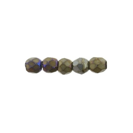 Ohňovky 3mm Matte Iris Brown x 40ks