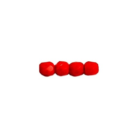 Ohňovky 3mm Opaque Light Red x 40ks