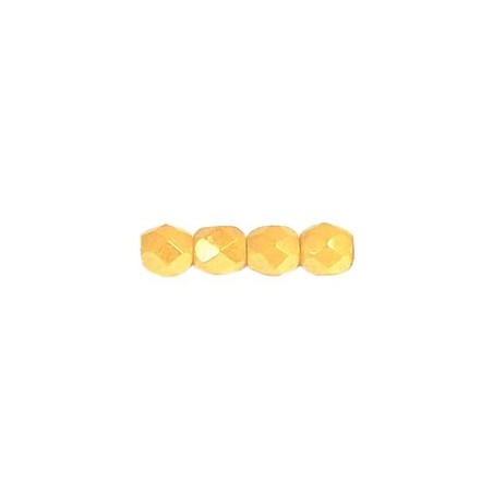 Ohňovky 3mm Luster Opaque Yellow x 40ks