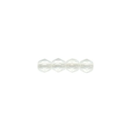 Ohňovky 4mm Matte Crystal x 30ks