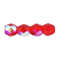 Ohňovky 4mm Siam Ruby AB x 30ks