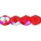 Ohňovky 4mm Siam Ruby AB x 30ks