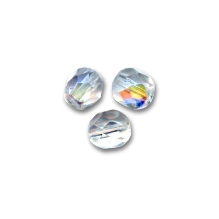 Ohňovky 6mm Crystal AB x 25ks