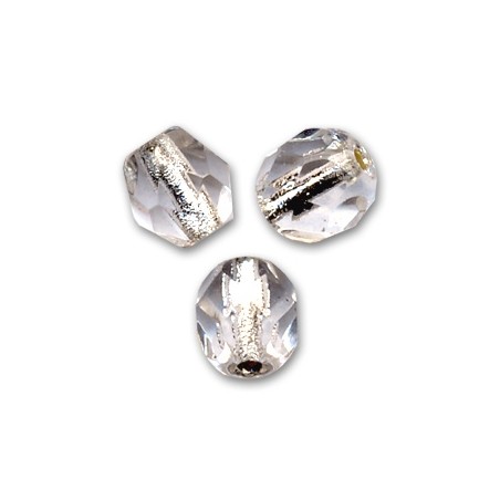 Ohňovky 6mm Crystal Silver Lined x 25ks