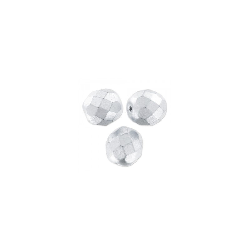 Ohňovky 8mm Silver Mat x 20ks