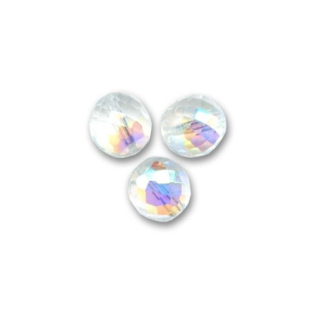 Ohňovky 14mm Crystal AB x 4ks