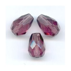 Fazetované slzy 10x7mm Amethyst x 20ks