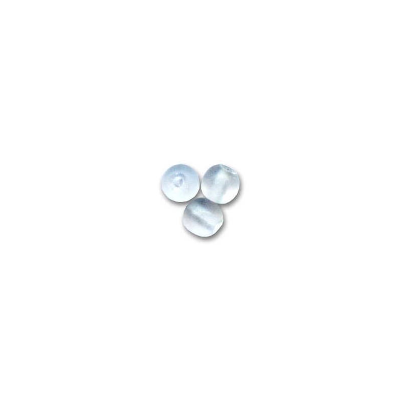 Sklenené korálky 3mm Crystal Mat x 50ks Sklenené korálky 3mm Crystal Mat x 50ks