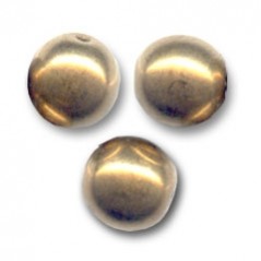Sklenené korálky 3mm Gold Bronze x 50ks