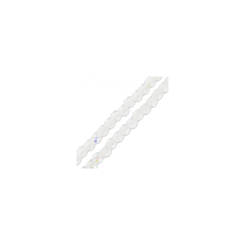 Sklenené korálky 2mm Crystal AB x 150ks