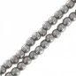 Sklenené korálky 2mm Chrome x 150ks