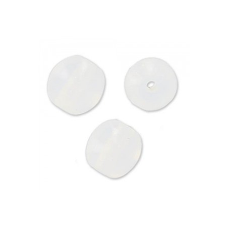 Sklenené korálky 4mm White Opal x 50ks