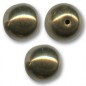 Sklenené korálky 10mm Gold Bronze x 10ks