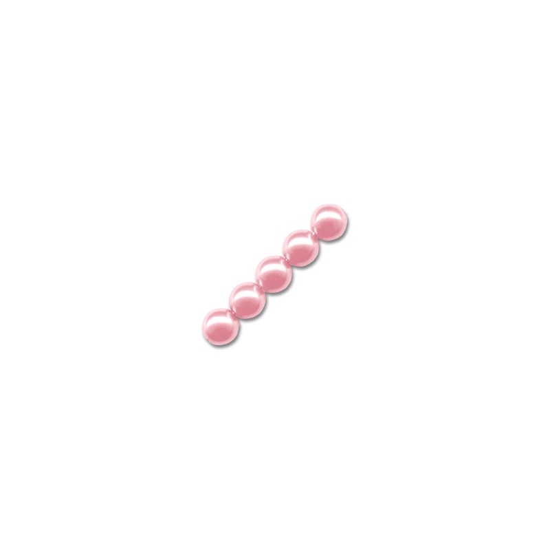 Voskované perly 8mm Light Rose x 25ks Voskované perly 8mm Light Rose x 25ks