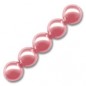 Voskované perly 8mm Antique Rose x 25ks