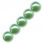 Voskované perly 8mm Light Green x 25ks