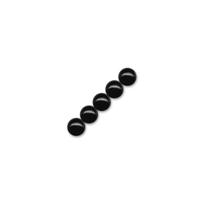 Voskované perly 8mm Black x 25ks