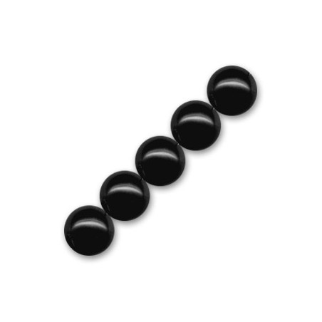 Voskované perly 8mm Black x 25ks
