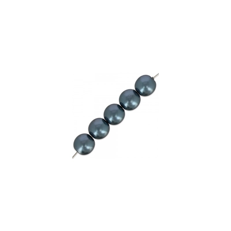 Voskované perly 8mm Dark Grey x 25ks Voskované perly 8mm Dark Grey x 25ks